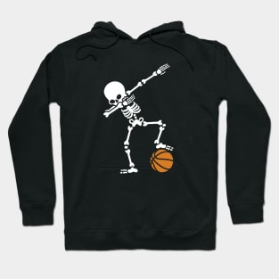 Dab dabbing skeleton football basketball Hoodie